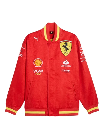 Мужская бомбер-куртка Puma x Scuderia Ferrari Race Team, красная