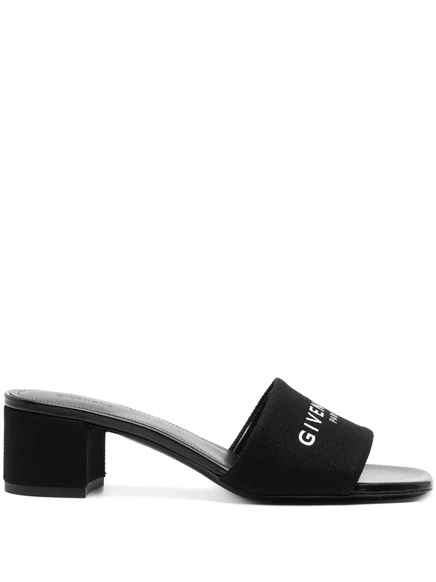Мюли с логотипом Givenchy длиной 50 мм black