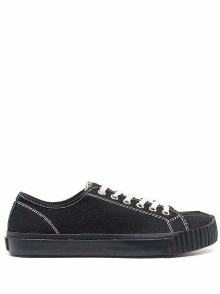 Кеды Maison Margiela Tabi с низким берцем black
