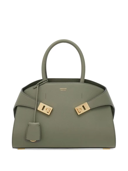 Женская сумка-тоут Ferragamo Hug Small, серая