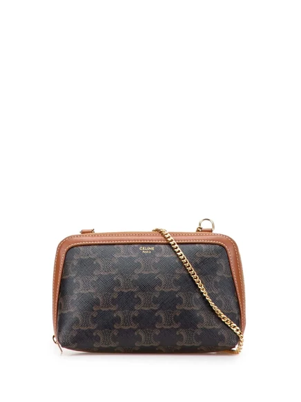 Женская сумка через плечо Celine Pre-Owned, коричневая