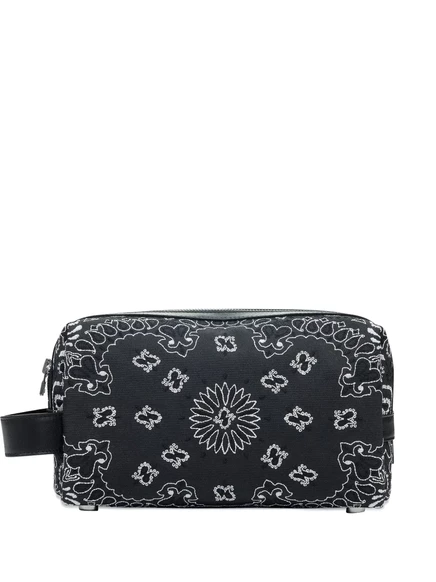 Поясная сумка Amiri Bandana из черного холста, черная