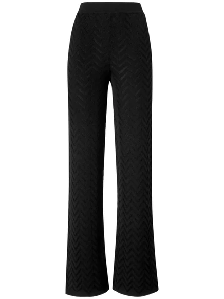 Зигзагообразные брюки Missoni black