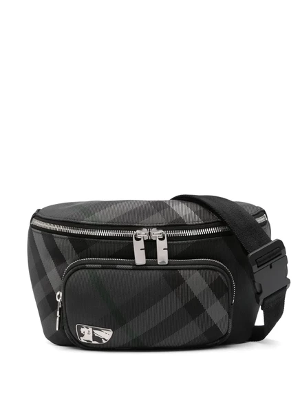Мужская поясная сумка Burberry Grid, черная
