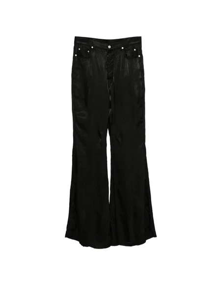 Мужские брюки клеш Rick Owens Bolan, черные