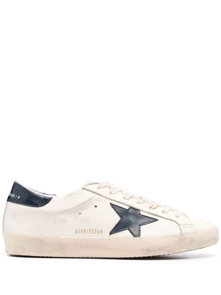 Кроссовки на шнуровке Golden Goose Super-Star neutrals