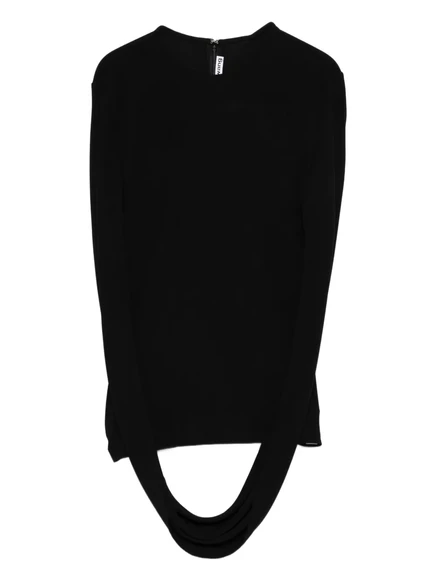 Женский топ Alexander Wang драпированный, черный