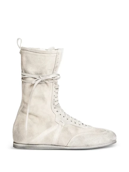 Мужские высокие кеды Ann Demeulemeester Fides, белые