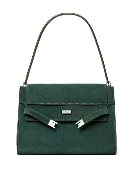 Женская сумка Tory Burch Lee Radziwill на плечо, зеленая