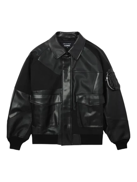 Мужской бомбер COMME des GARONS HOMME панельный, черный
