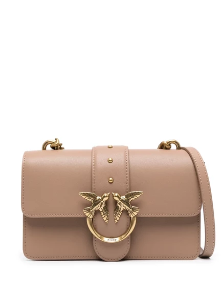 PINKO mini я люблю одну кожаную сумку neutrals