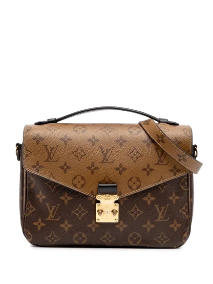 Женская сумка Louis Vuitton Pochette Metis, коричневая