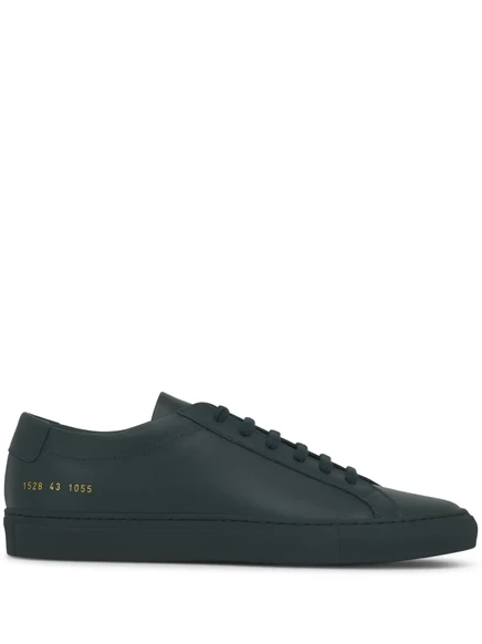 Мужские кеды Common Projects Achilles кожаные, зеленые