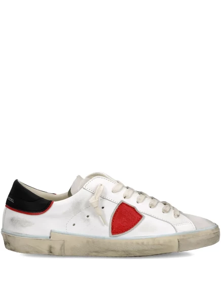 Кроссовки с низким берцем Philippe Model Paris Prsx с цветными вставками white