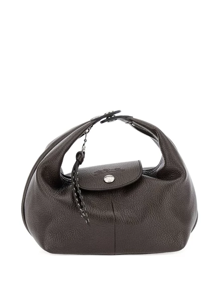 Кожаная сумка-тоут Longchamp mini Le Pliage Portobello brown