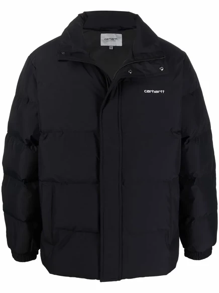 Мужская куртка-пуховик Carhartt WIP с логотипом, черная
