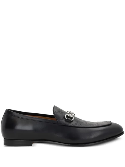 Мокасины с бляшками от Gucci Horsebit black