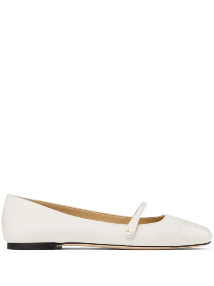 Женские балетки Jimmy Choo Elisa с жемчугом, молочные