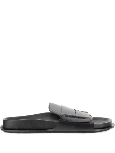 Мужские сандалии Jacquemus из кожи, черные