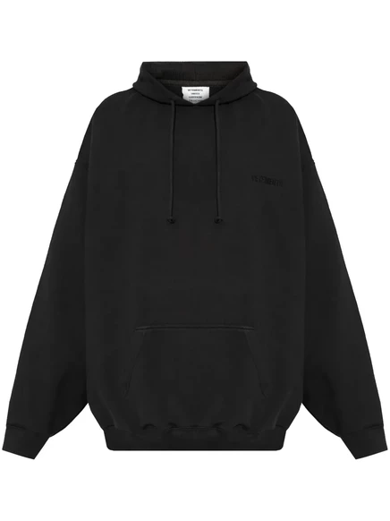Толстовка с логотипом VETEMENTS black