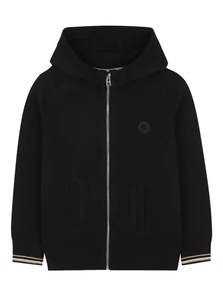 Толстовка с капюшоном BOSS Kidswear на молнии