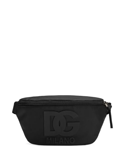 Детская поясная сумка Dolce & Gabbana Kids, черная