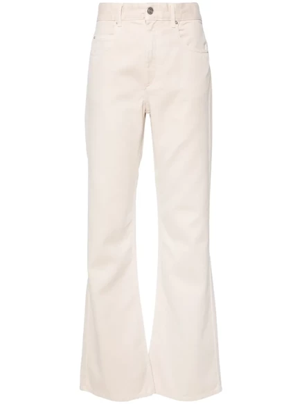 Женские джинсы Isabel Marant Belvira bootcut, высокая посадка, экрю