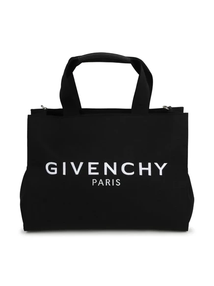 Сумка для пеленания Givenchy Kids с логотипом, черная