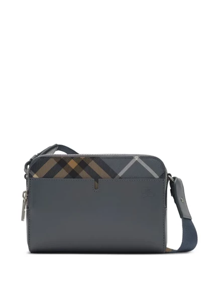 Мужская сумка через плечо Burberry Pop Check, синяя