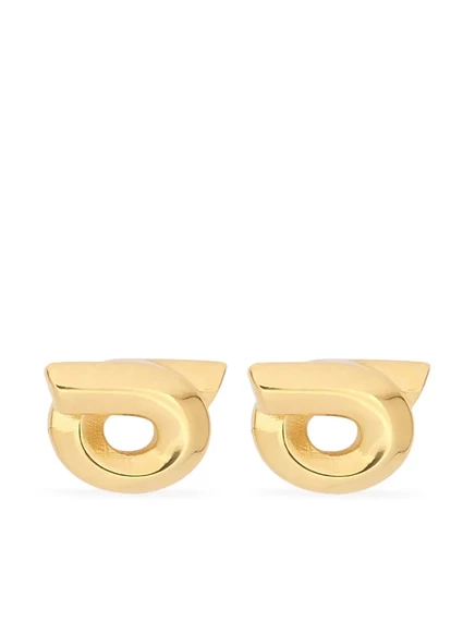 Серьги Ferragamo Gancini, золотистые