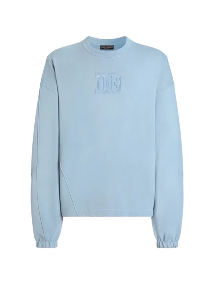 Мужской свитшот Dolce & Gabbana из хлопка, синий