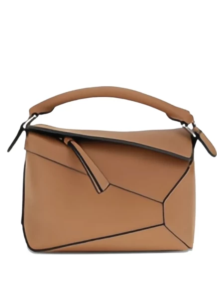 Женская сумка-тоут Loewe Mini Puzzle Edge, коричневая