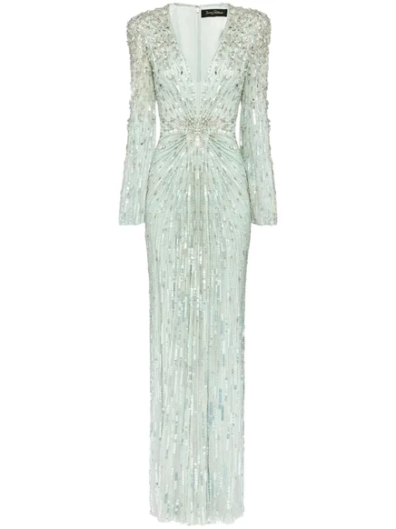 Женское вечернее платье Jenny Packham Tana, светло-зеленое
