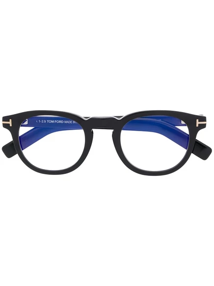 Унисекс очки Tom Ford Eyewear круглые, черные