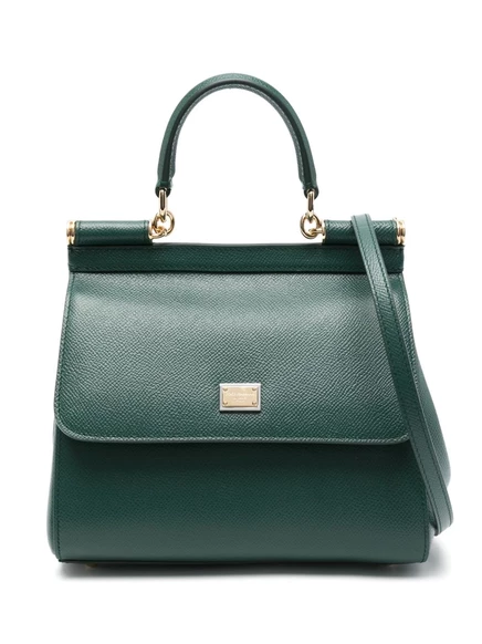 Сумка-тотализатор Dolce & Gabbana medium Sicily green