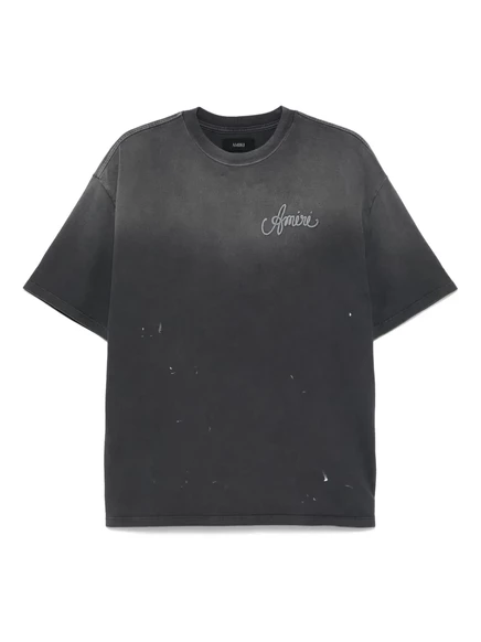Хлопковая футболка AMIRI black
