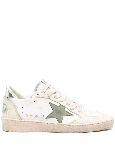 Звездные кроссовки Golden Goose Ball white