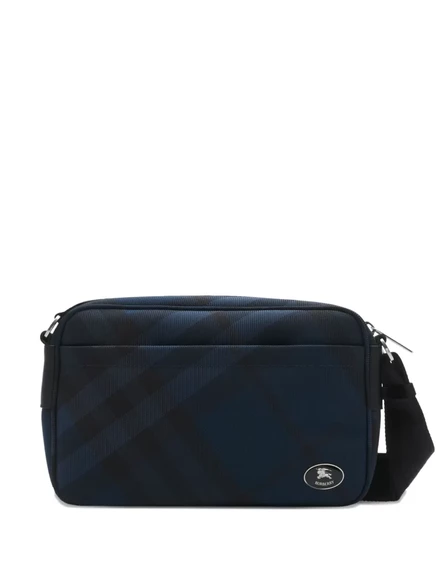 Мужская сумка через плечо Burberry Grid, синяя