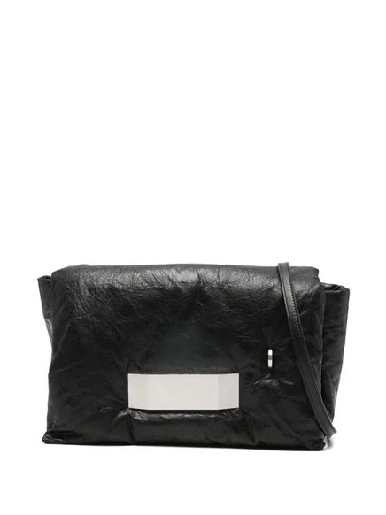 Унисекс клатч Rick Owens кожаный, черный