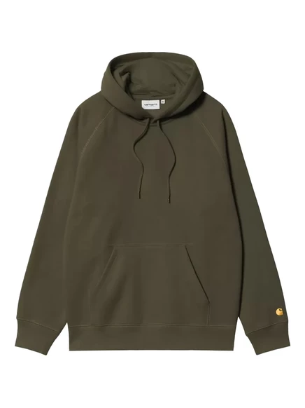 Мужское худи Carhartt WIP с капюшоном, оливковое