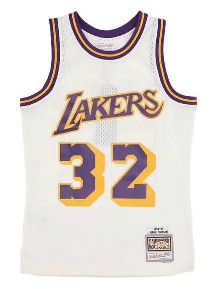 Мужская майка Mitchell & Ness Lakers «Magic Johnson», белая