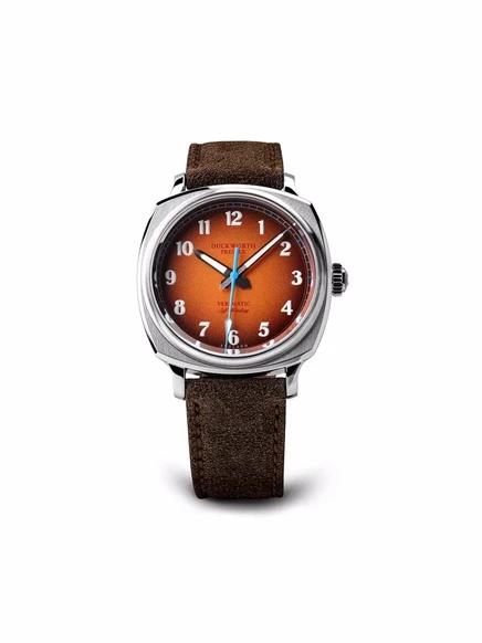 Мужские часы Duckworth Prestex Verimatic, 39 мм, оранжевые