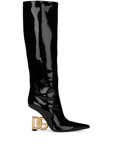 Мужские сапоги Dolce & Gabbana Karol 105 мм, черные