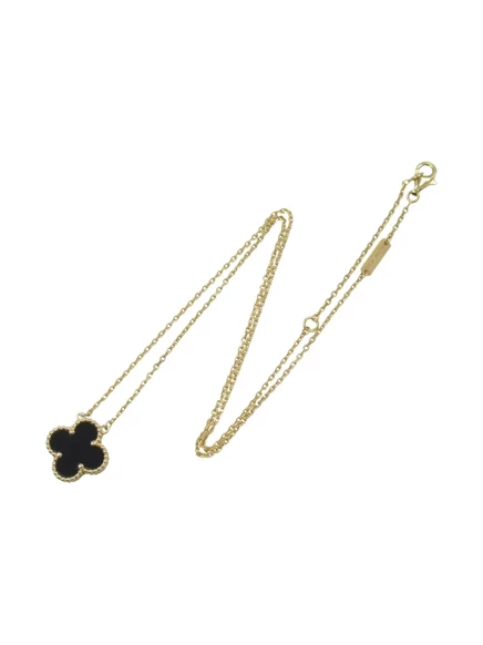 Женское ожерелье Van Cleef & Arpels Pre-Owned 18K с ониксом