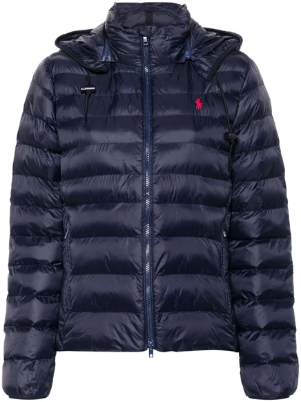 Женская стеганая куртка Polo Ralph Lauren, синяя