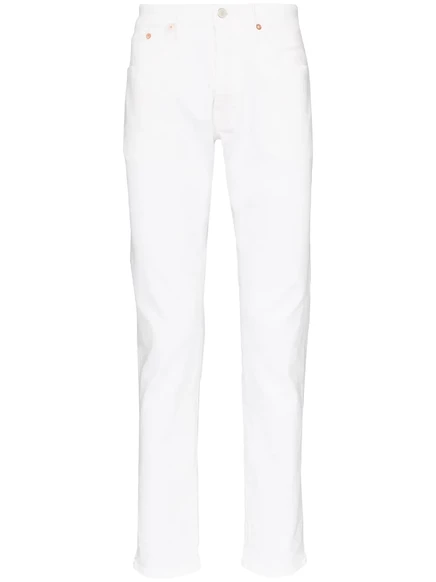 Мужские джинсы Polo Ralph Lauren Pearl прямого кроя, белые