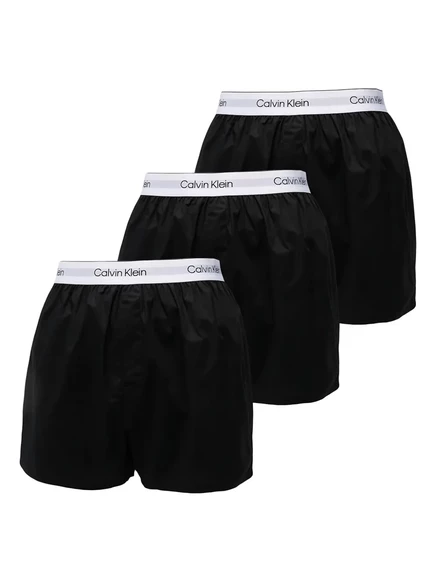 Мужские боксеры Calvin Klein хлопковые, черные, 3 шт.
