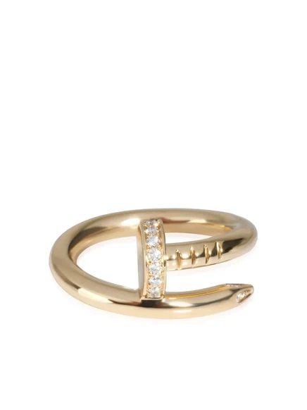 Кольцо Cartier Juste Un Clou 18kt с бриллиантами, золотое
