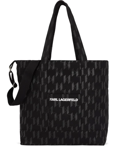 Мужская большая сумка-тоут Karl Lagerfeld K/Monogram, черная