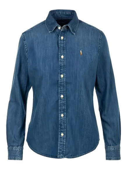 Рубашка Polo Ralph Lauren Polo Pony, синяя